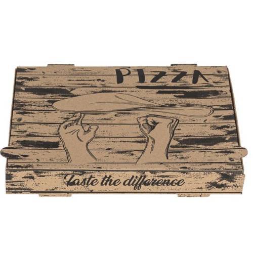 ΚΟΥΤΙ ΠΙΤΣΑΣ ΚΡΑΦΤ “Pizza Hands” 28x28x4cm FSC 100ΤΕΜ TESSERA